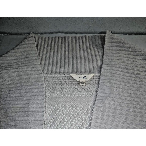 NWOT Terra and Sky women plus size white knit cardigan sweater sz 3x (26/28) - Picture 3 of 6